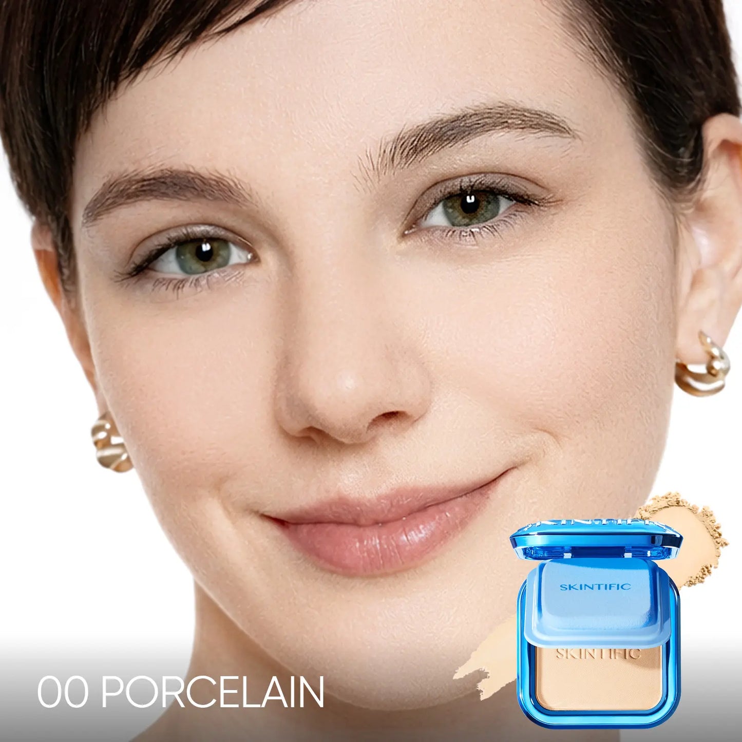 Skintific Ultra Cover Powder Foundation - Matte Finish & Oil Control
