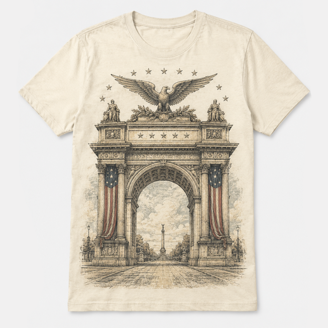 American Victory Arch Graphic T-Shirt