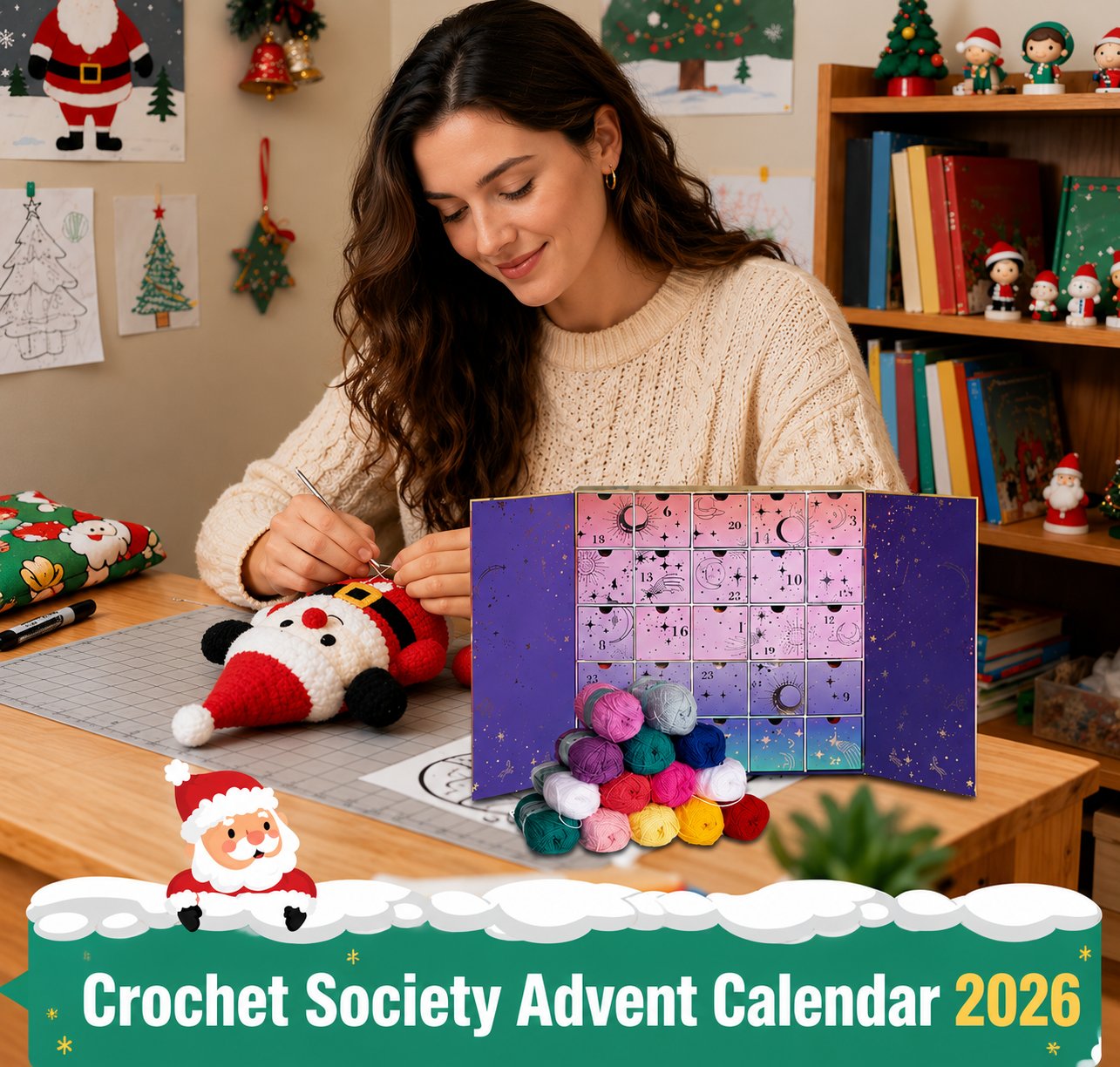 đ§” Crochet Advent Calendar 2026 â 25 Days of Yarn, Crochet Tools, Patterns & Creative Surprises (đ„Same as in the video)