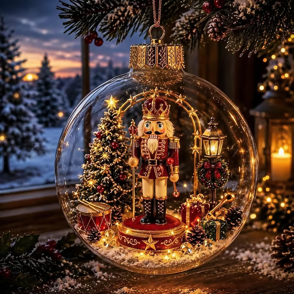 🎄Glowing Christmas Diorama Ornament