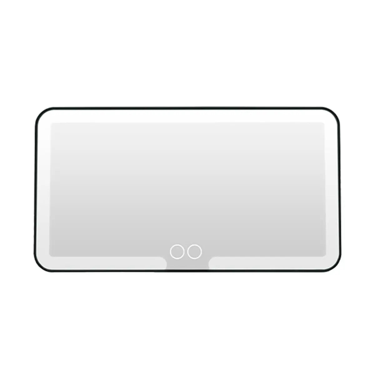 Rechargeable LED Car Sun Visor Makeup Mirror with Dimmable Touchscreen