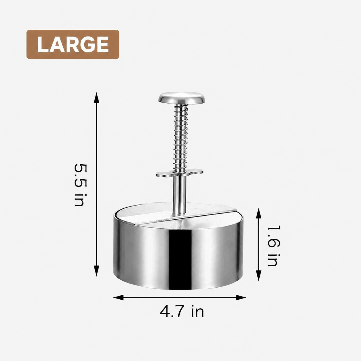 🎁2026 New Arrivals 50% OFF💥Meat Press for Burgers – 304 Food-Grade Stainless Steel – Non-Stick, Rust-Resistant – Dishwasher Safe – Perfect for Parties! 🛡️💨