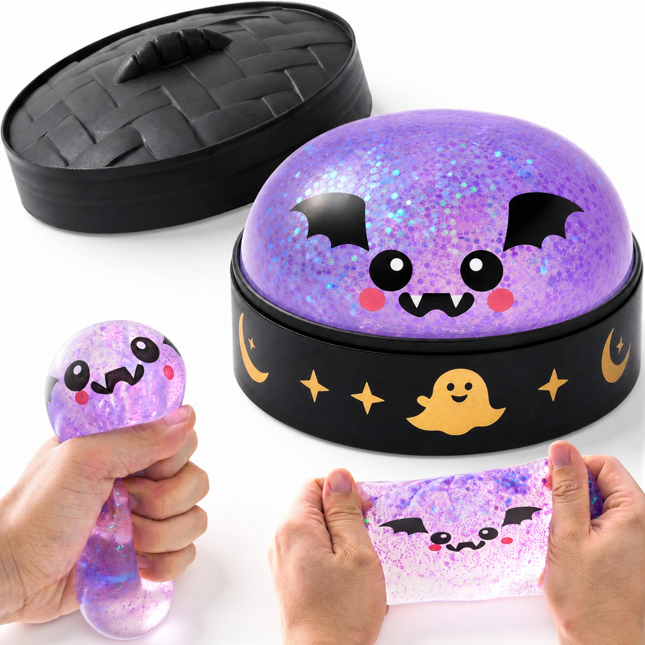 đđ»Halloween Dumpling Stress Relief Toys with Steamer Storage Boxes