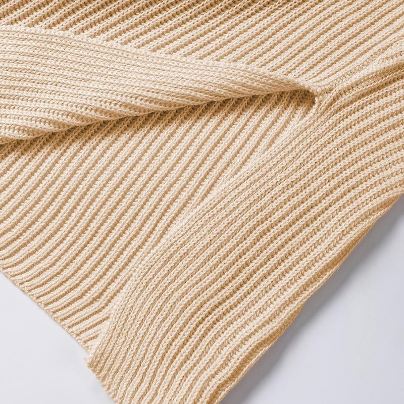 Women's Oversized Loose Round Neck Knitted Top