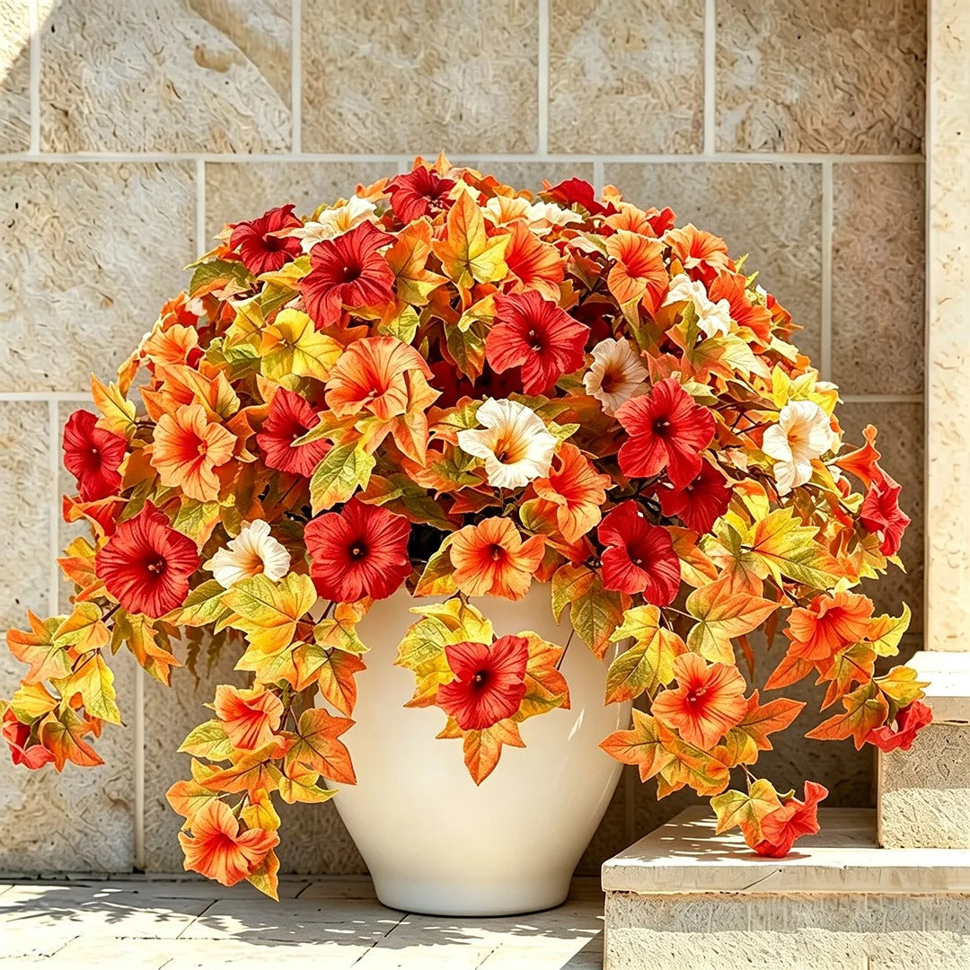Last Day 60% OFF🔥 Fade-Proof, UV-Resistant Artificial Petunias – Vibrant, Colorfast Outdoor Flowers for Patio & Garden
