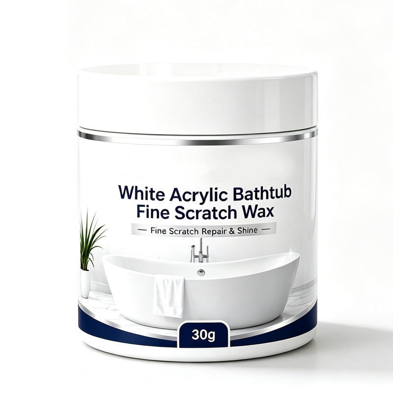 🔥Limited Time:Buy 1 Get 1 Free🔥White Acrylic Bathtub Fine Scratch Repair Wax