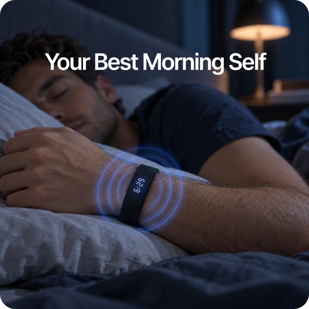 Silent Vibration Alarm Wristband with 3 Alarms & 14 Day Battery