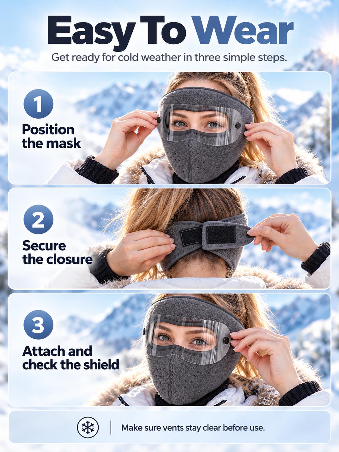 ❄️Winter Trend｜Daily 1000+ Sold｜Winter Balaclava Mask with Anti-Fog Goggles