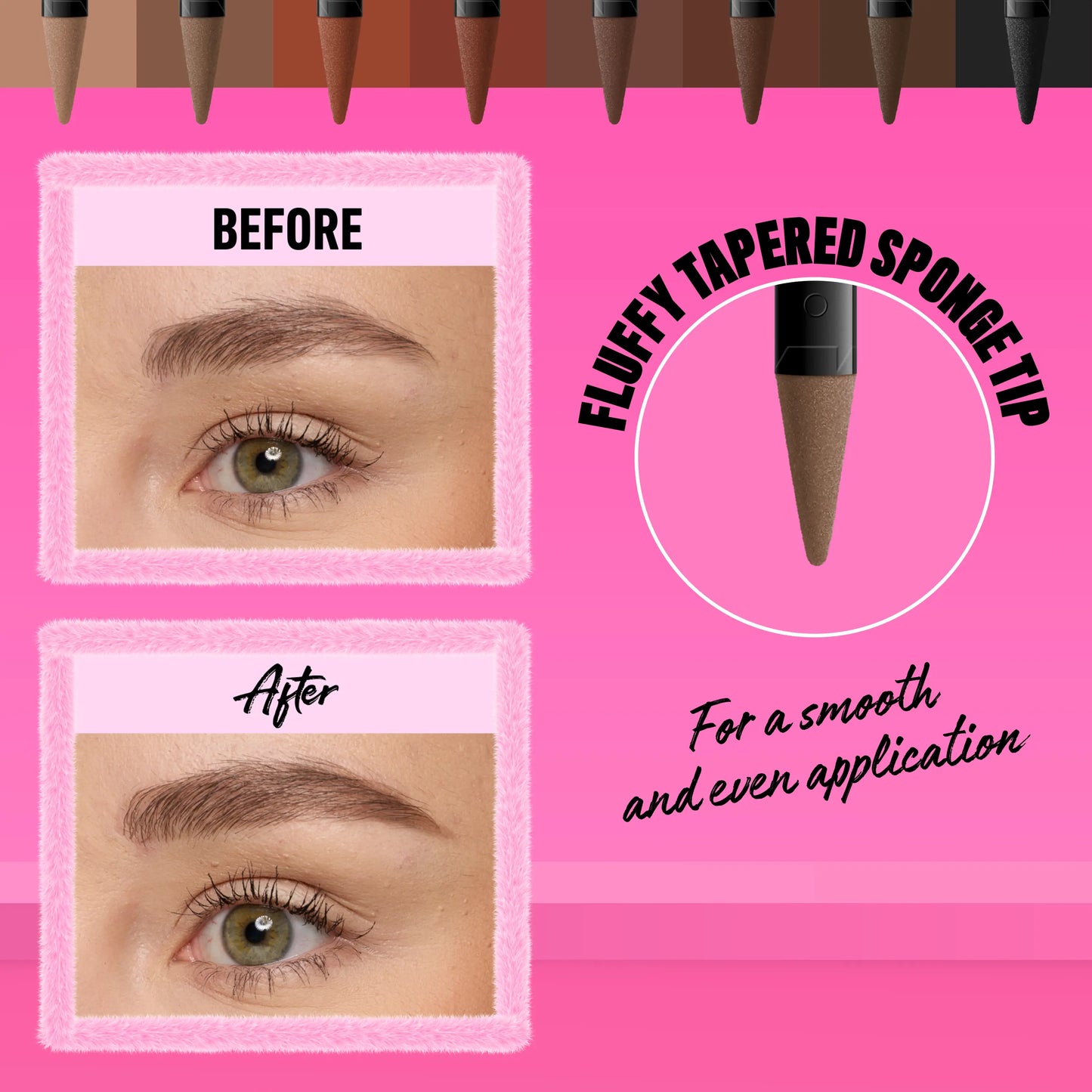 [NEW] Fluff & Snatch Brow Powder Pen, 24H Wear, Cream To Powder Eyebrow, Transfer-Resistant Formula, NYX Professional Makeup