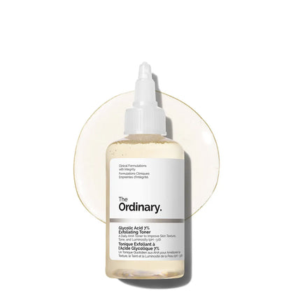 The Ordinary Glycolic Acid 7% Exfoliating Toner for Brightening Skin