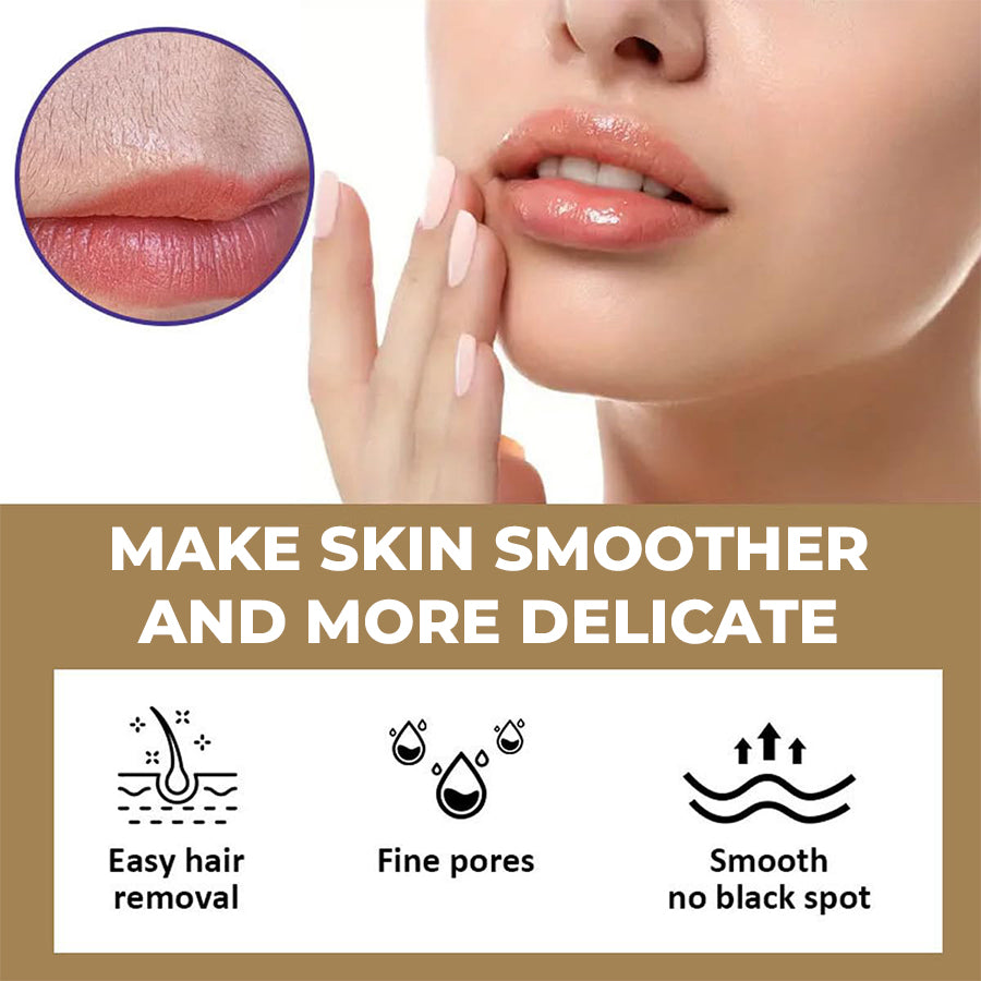 Gentle Coconut Oil Facial Hair Removal Cream for Smooth Skin