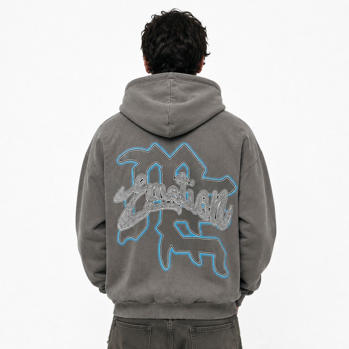 Femmekin Vintage Wash Statement Zip Hoodie