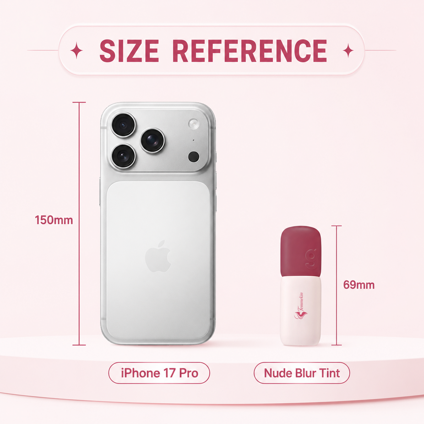 Soft Matte Nude Blur Lip Tint for Lips and Cheeks