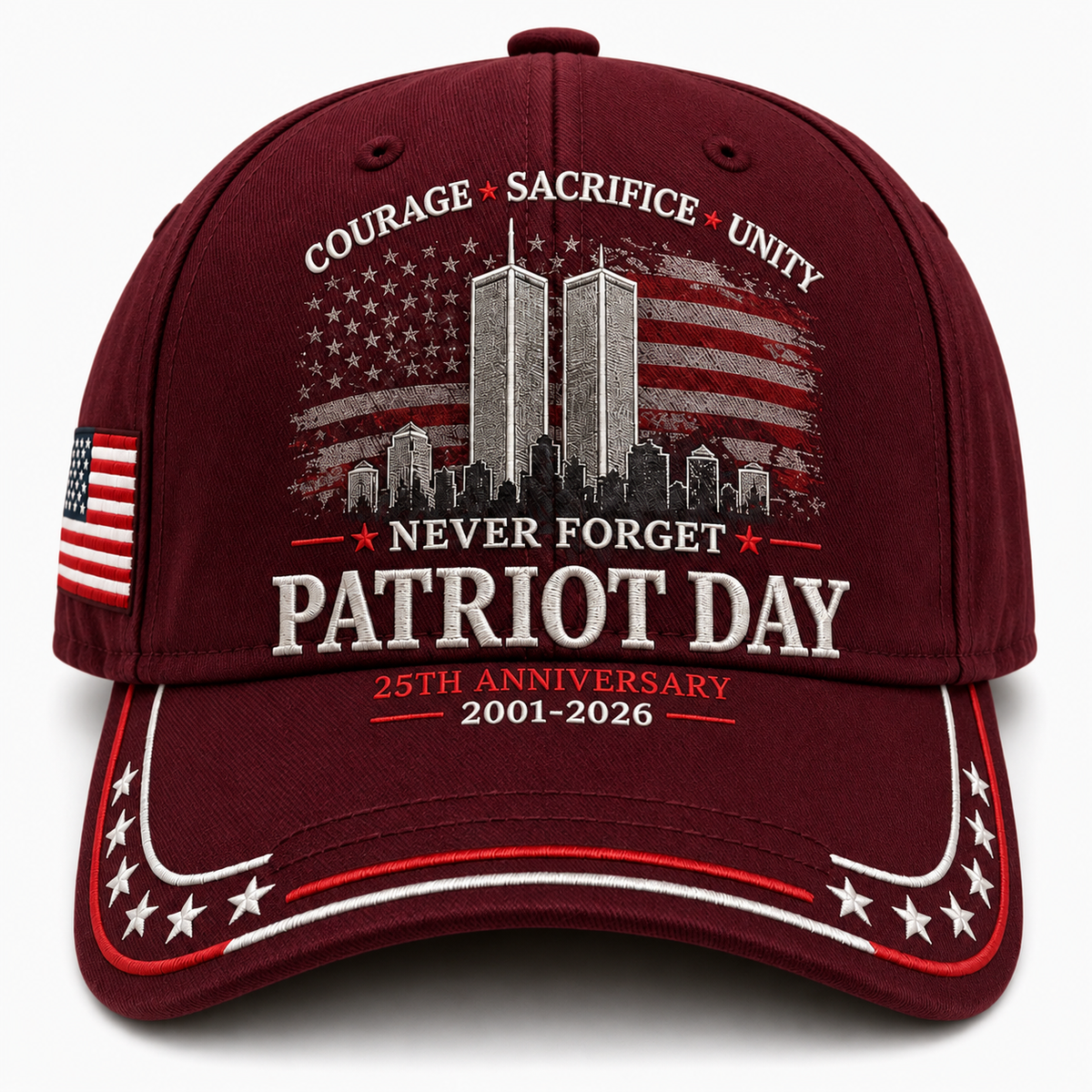 🦅Early Bird 49% OFF🔥Never Forget PATRIOT DAY 25th Anniversary Memorial Cap