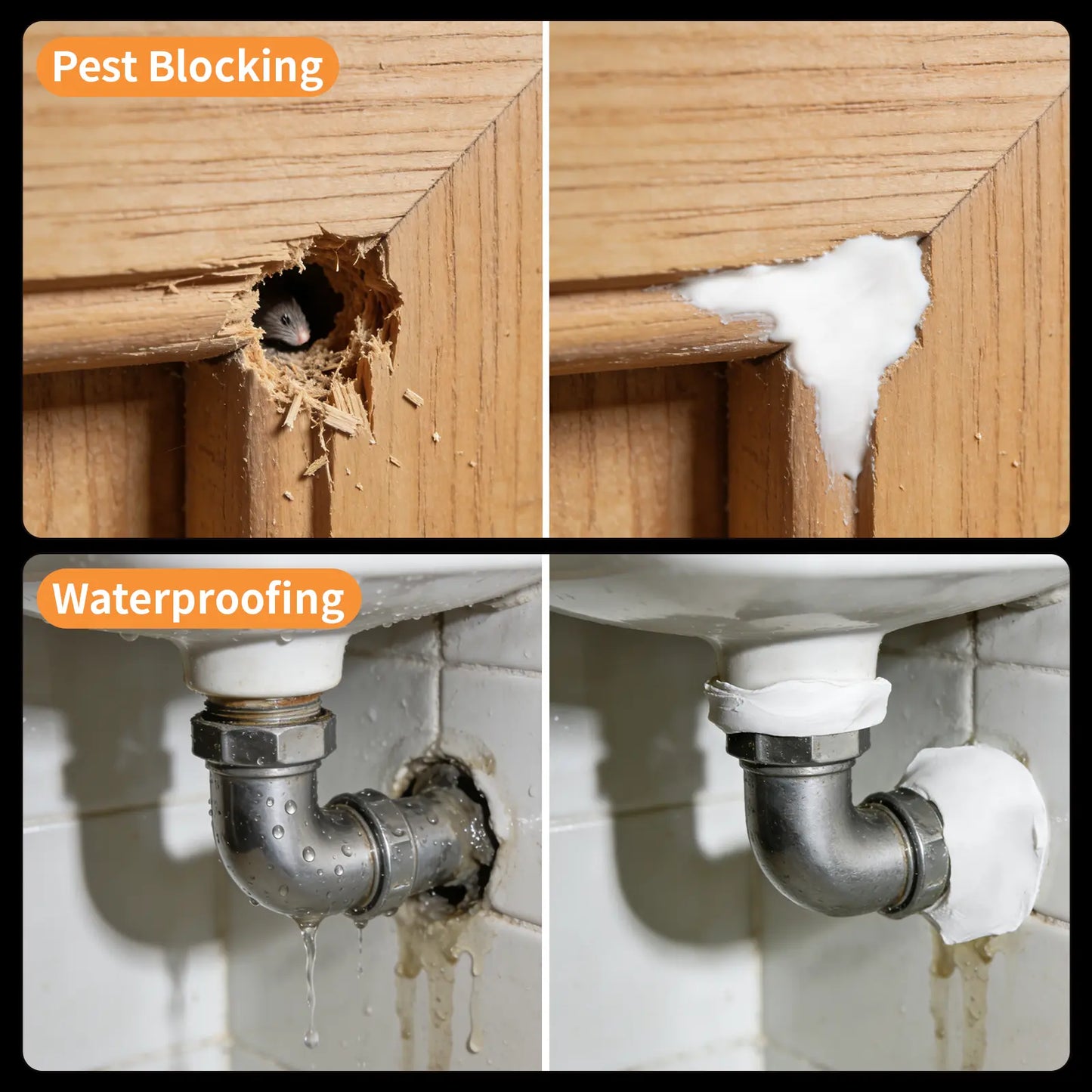 5PCS Professional Sealant Clay for Wall and Pipe Repair