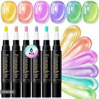 6-Color Polarized One-Step Gel Pen - D