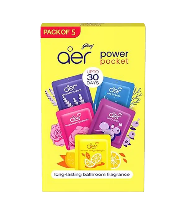 Hanging Air Freshener 6 Pack Lemon, Rose ,Fresh ,Berry, Lavender and Jasmine Scents