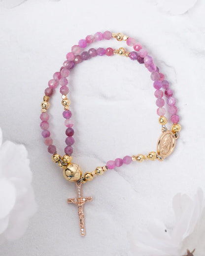 Handcrafted rosary bracelets -  A Warm Companion for Your Faith Journey📿