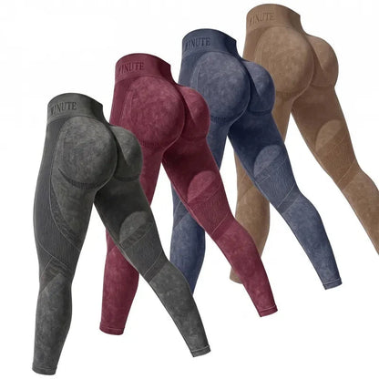Women's High-Waisted Seamless Leggings, Sculpting & Butt-Lifting Workout Pants