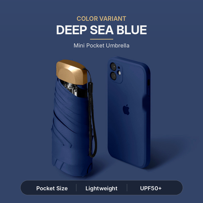 Portable Capsule Umbrella with Dual Purpose Design