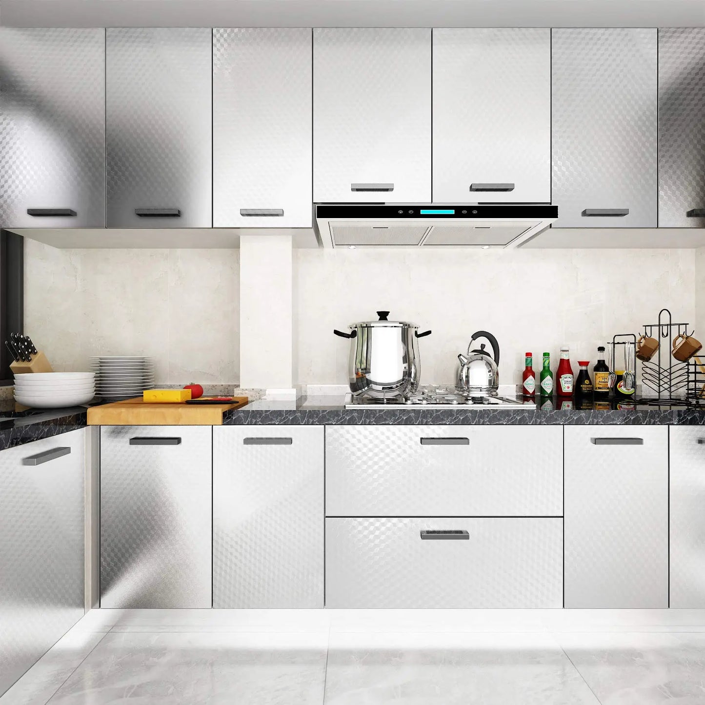 Peel & Stick Waterproof Kitchen Countertop Foil Sticker
