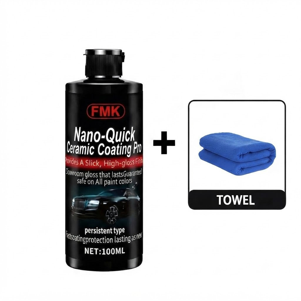 Nano-Quick Ceramic Coating for Cars - Dust-Proof & Glossy