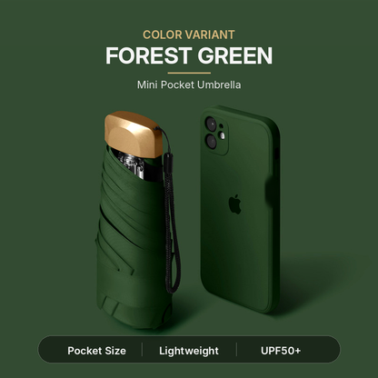 Portable Capsule Umbrella with Dual Purpose Design
