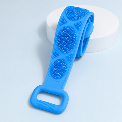 Double Sided Silicone Back Scrubber with Long Handles