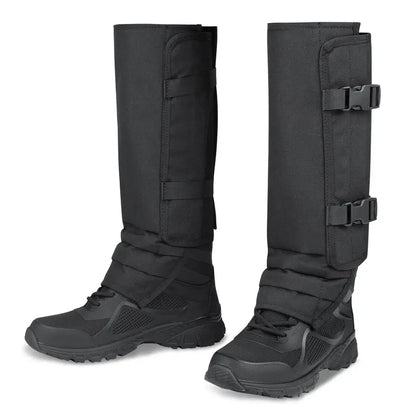 Unisex Adjustable Snake Resistant Leg Gaiters with Durable Abrasion Resistant Fabric for Hunting Hiking and Outdoor Protection
