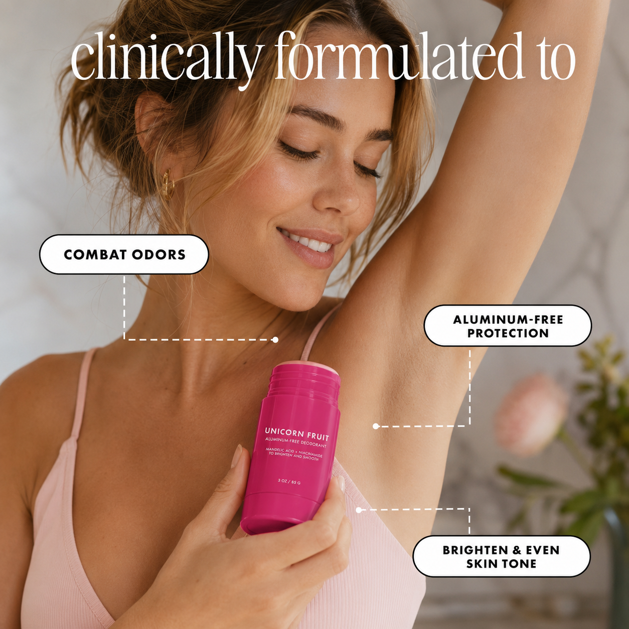 Aluminum-Free Deodorant for Bright & Fresh Skin