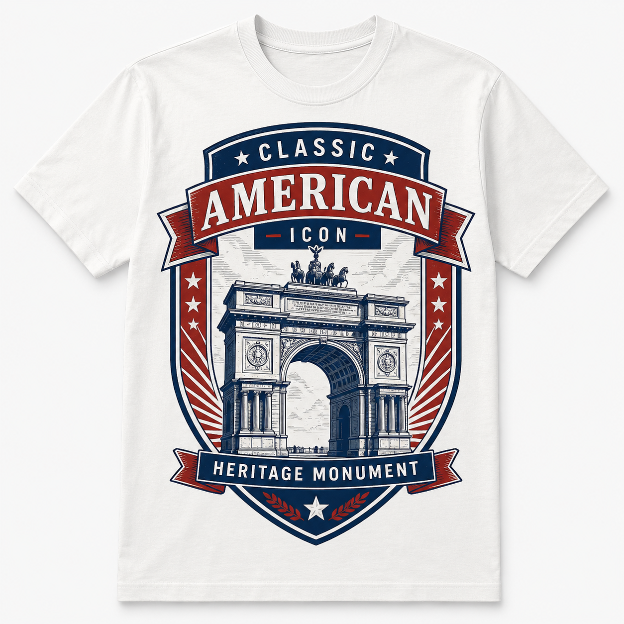 American Victory Arch Graphic T-Shirt