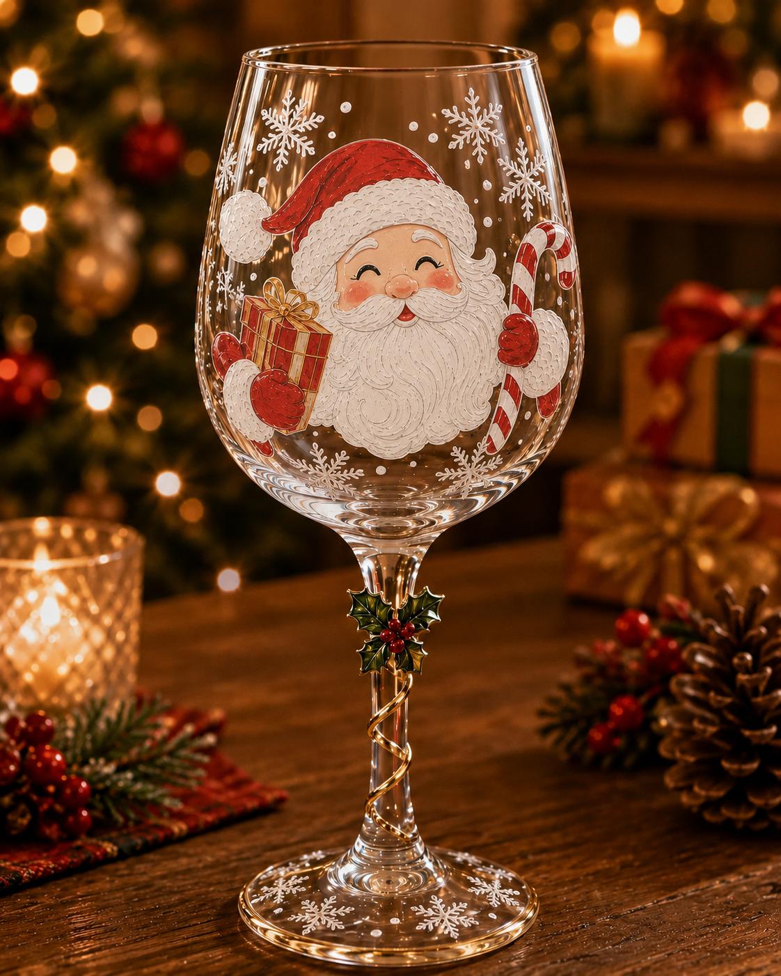 🔥Buy 2 Save 10%🎁Christmas Wine Glass Collection Gift Box Set✨