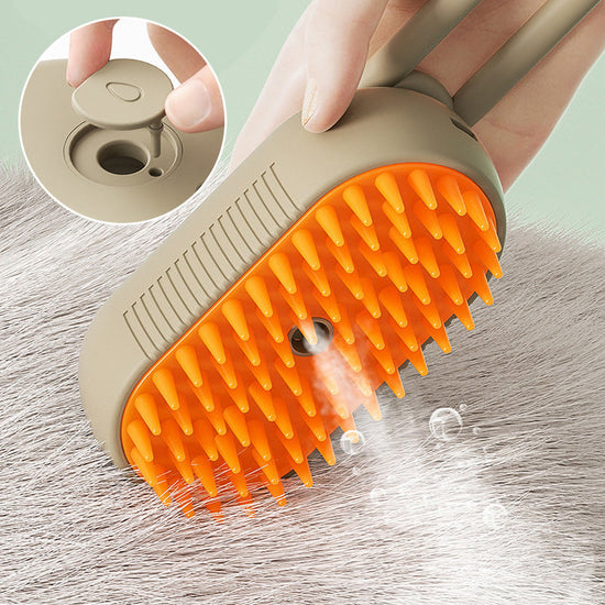 3-in-1 Steam Pet Grooming and Deshedding Brush