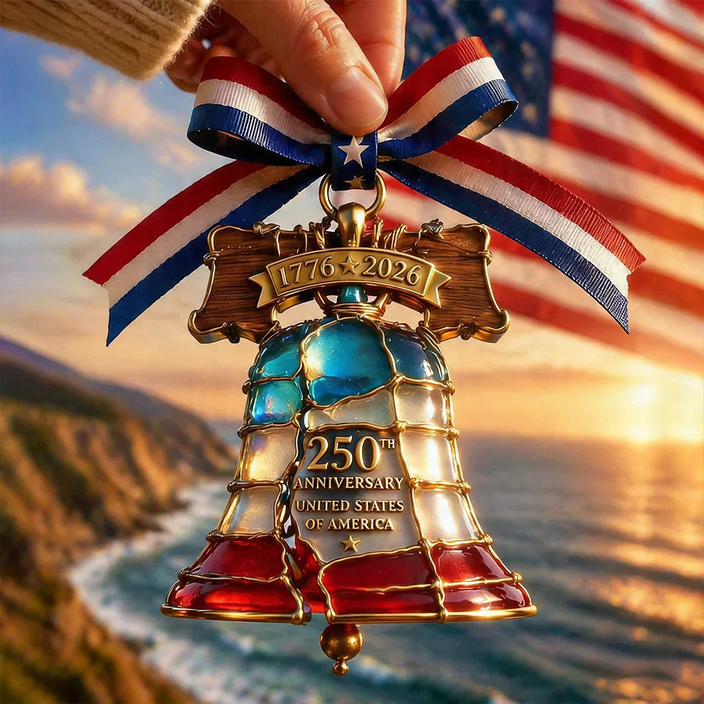 American 250th Anniversary Patriotic Hanging Ornament