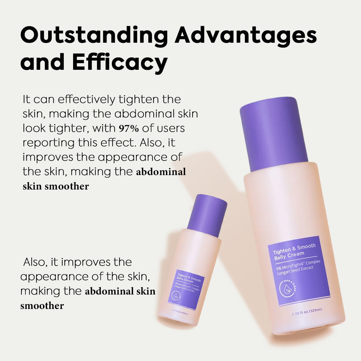 Belly Firming and Smoothing Cream