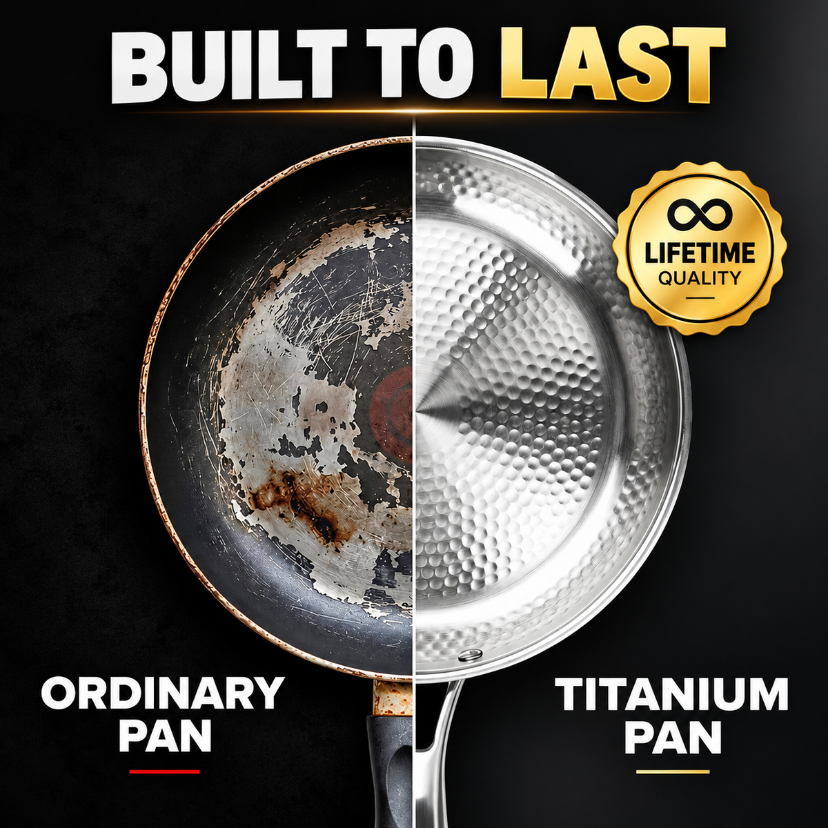 Femmekin Pure Titanium Frying Pan – Durable High-Heat Everyday Cookware