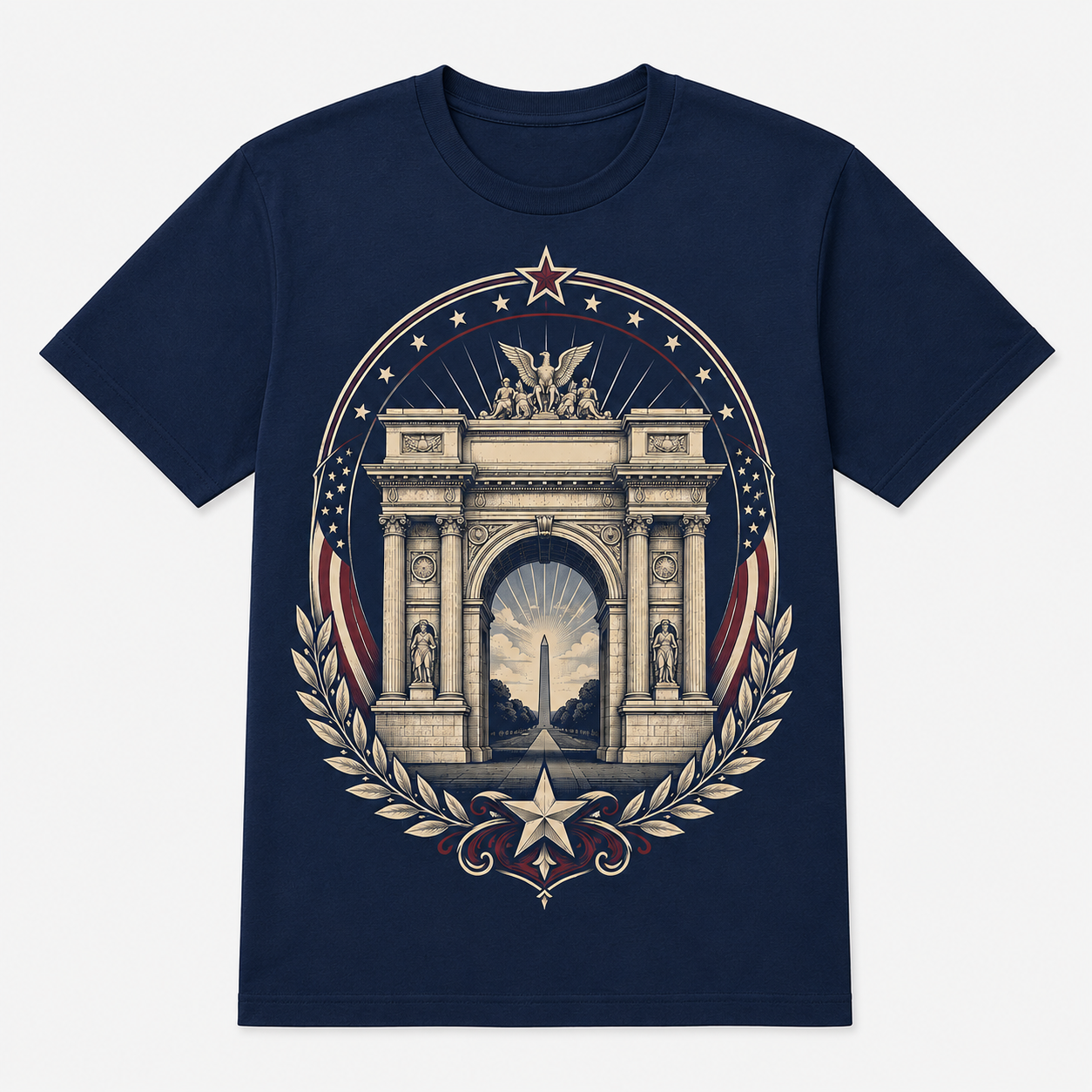 American Victory Arch Graphic T-Shirt
