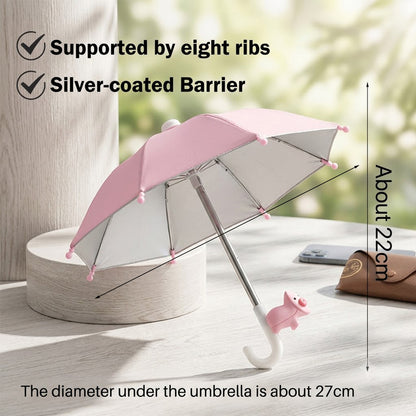 Universal Phone Umbrella Sun Shade Stand with Suction Cup