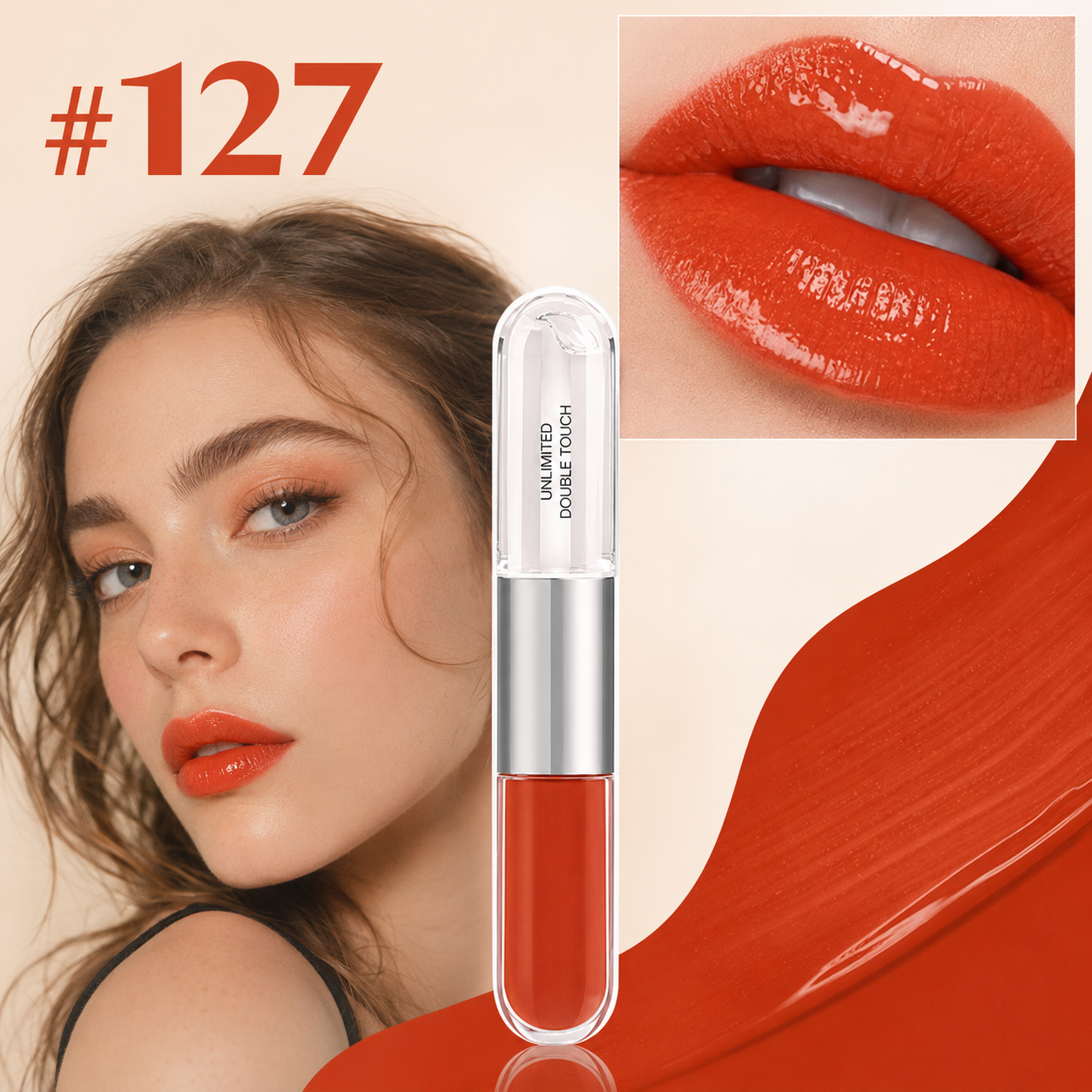 Dual End Long Lasting Liquid Lipstick