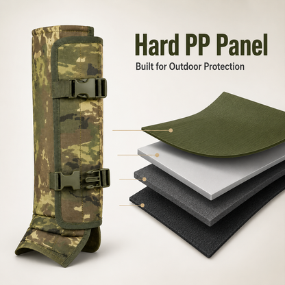 Unisex Adjustable Snake Resistant Leg Gaiters with Durable Abrasion Resistant Fabric for Hunting Hiking and Outdoor Protection