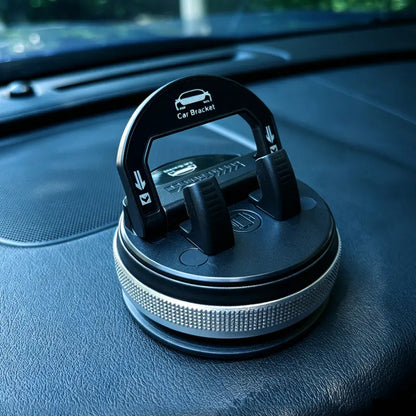 Car phone holder 360 degree rotation, suitablefor car navigation in-car dashboard, horizontaland vertica screen adjustment angle,suctioncup fixed non-slip mobile phone holdersuitable for iPhone and Android