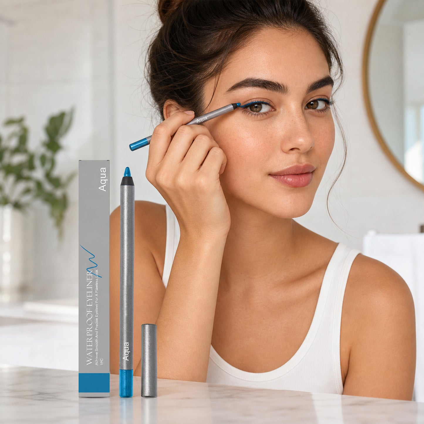 Precision Waterproof Vegan 24 Hour Long Lasting Eyeliner