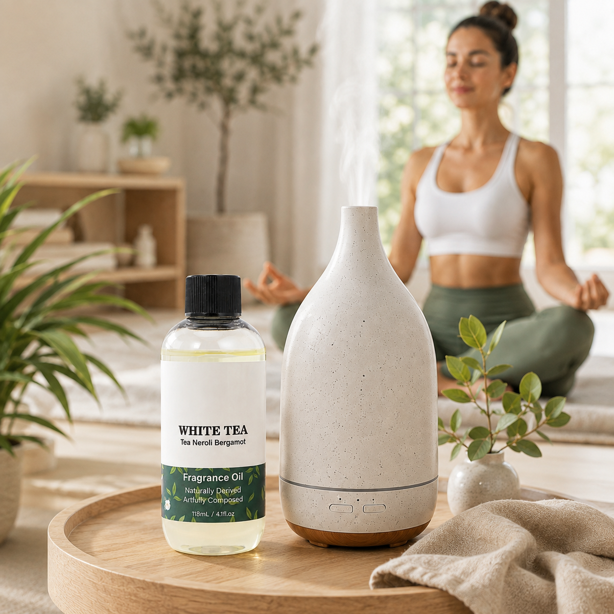Luxury Hotel-Inspired Diffuser Oil with White Tea, Neroli and Bergamot