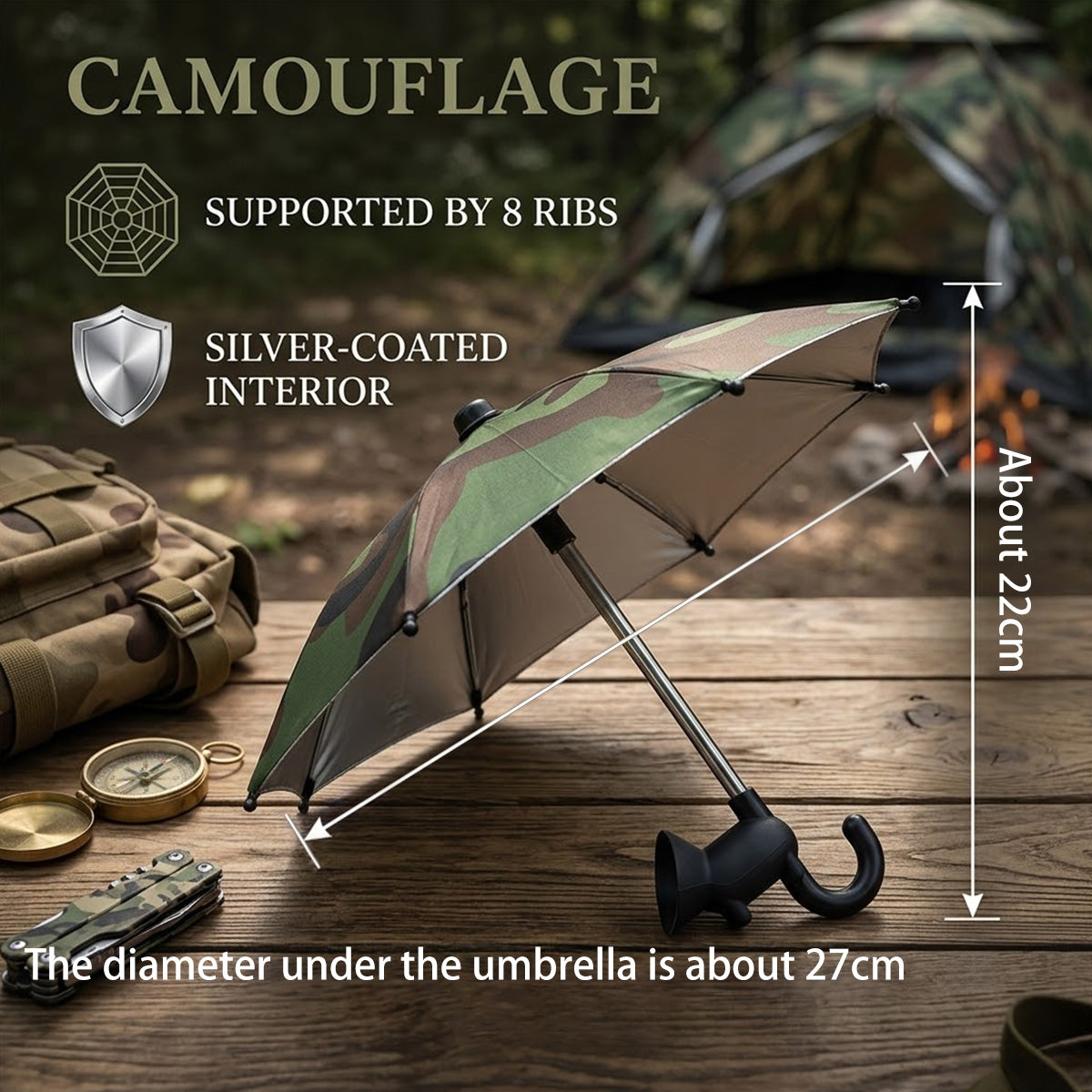 Universal Phone Umbrella Sun Shade Stand with Suction Cup