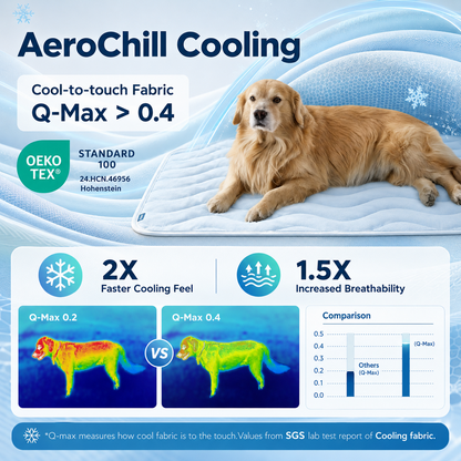 Summer Cooling Mat for Dogs with Portable Non Slip Design