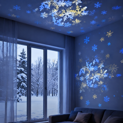 Dynamic rotating LED light projector