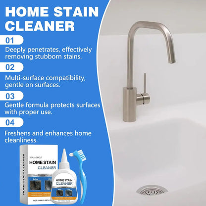 Home Stain Cleaner Gel with Scrub Brush