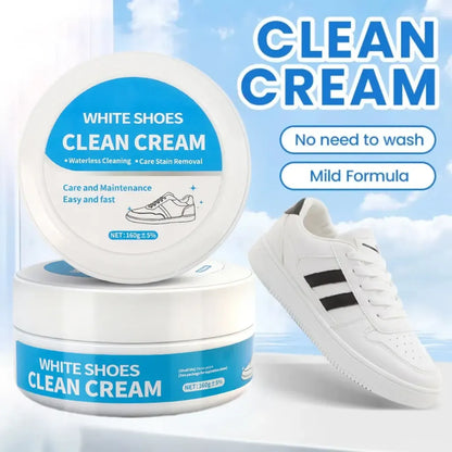 White Shoe Cleaning Cream for Sneakers and Shoes
