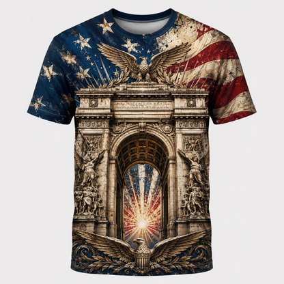 American Victory Arch Graphic T-Shirt