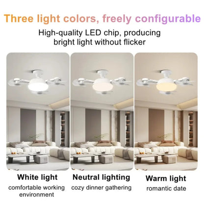 2-in-1 E27 Ceiling Fan Light with Remote Control